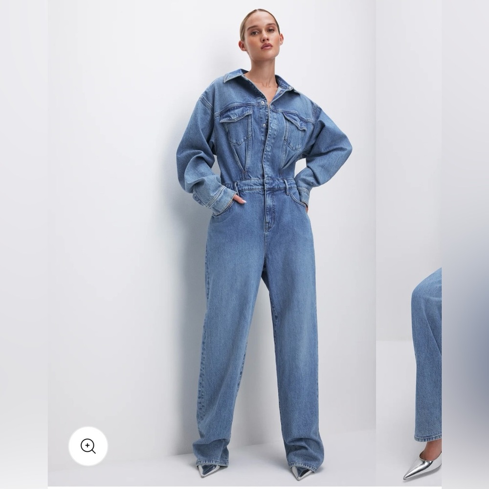 Oversized Denim Jumpsuit (New w Tags)